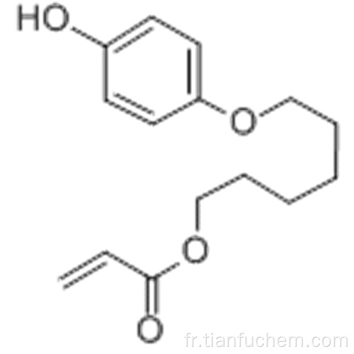 4- (6-ACRYLOXY-HEX-1-YL-OXY) PHÉNOL CAS 161841-12-9